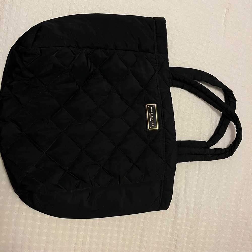 Marc Jacobs Black Quilted Tote Bag